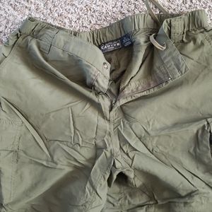Canyon creek army green cargo pants